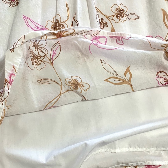 Jonathan Martin Studios Summer Dress Cute Floral Pattern with Shimmer 12 - Picture 7 of 11